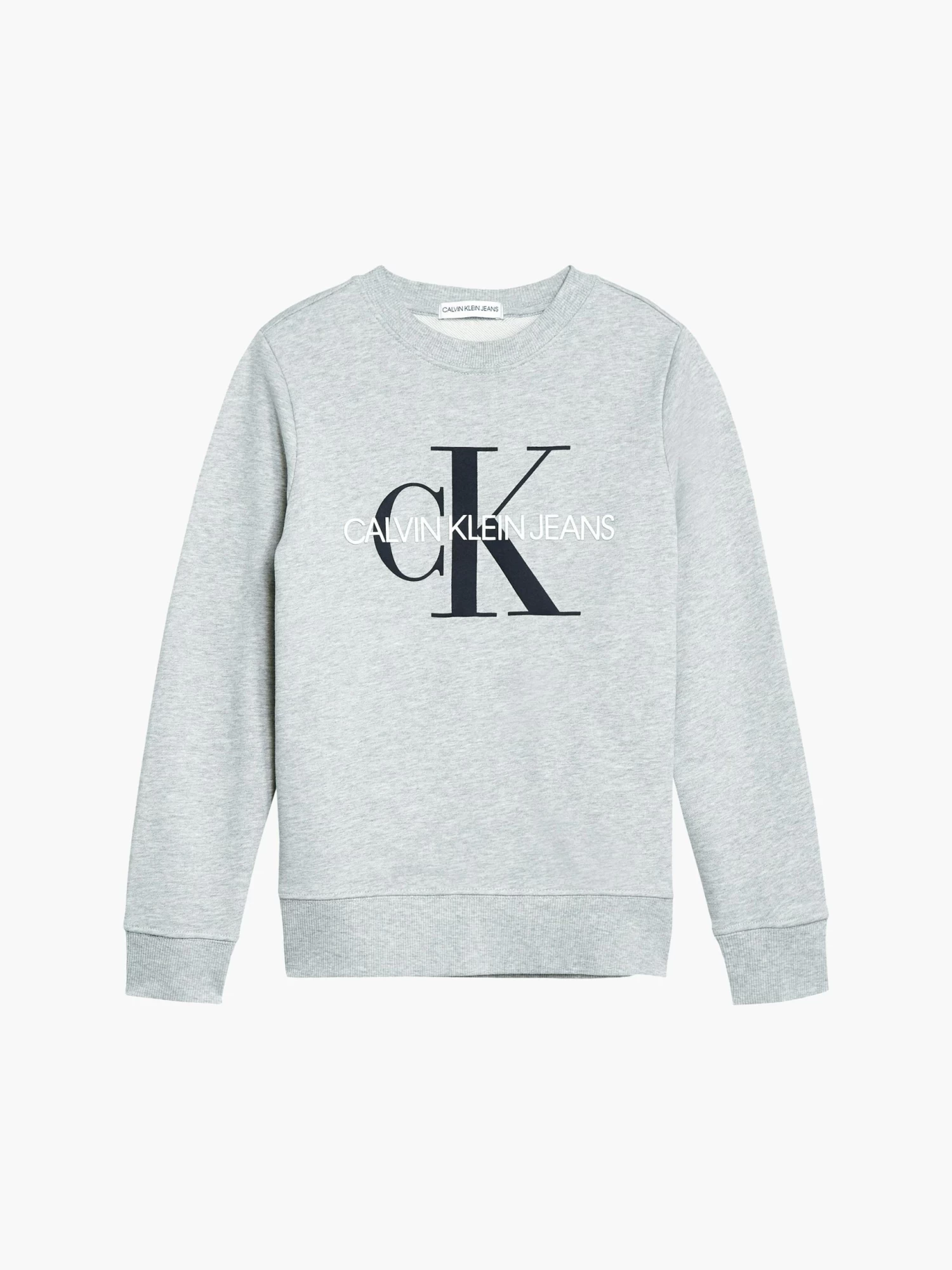 Calvin Klein Kids Unisex 4-7 Organic Cotton Logo Sweatshirt