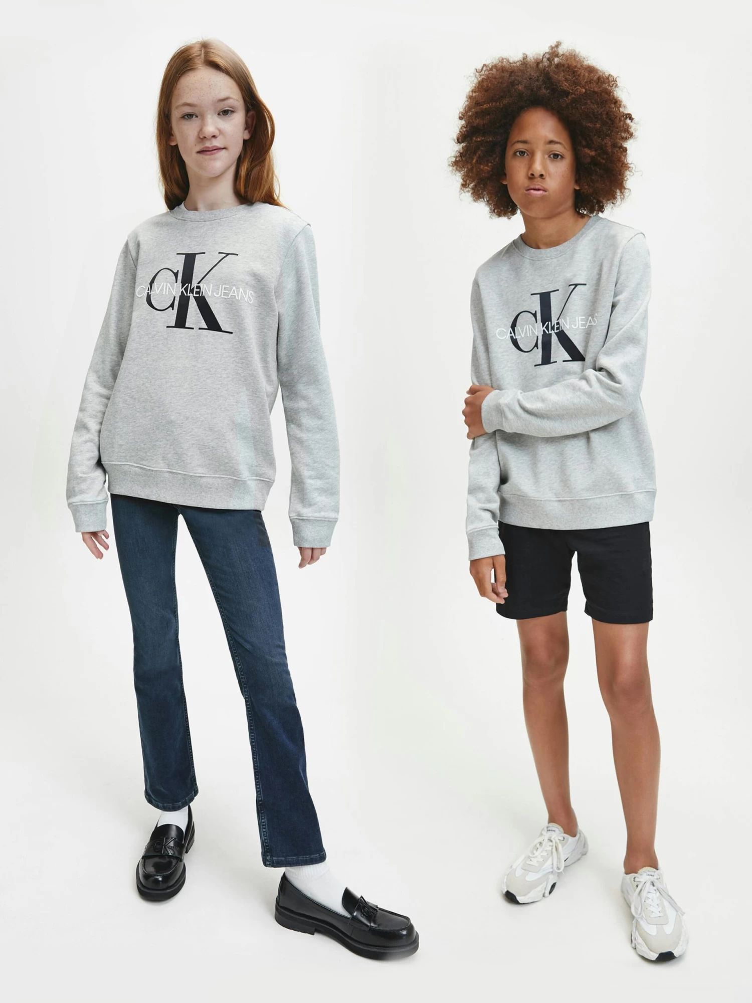 Calvin Klein Kids Unisex 4-7 Organic Cotton Logo Sweatshirt - Image 2