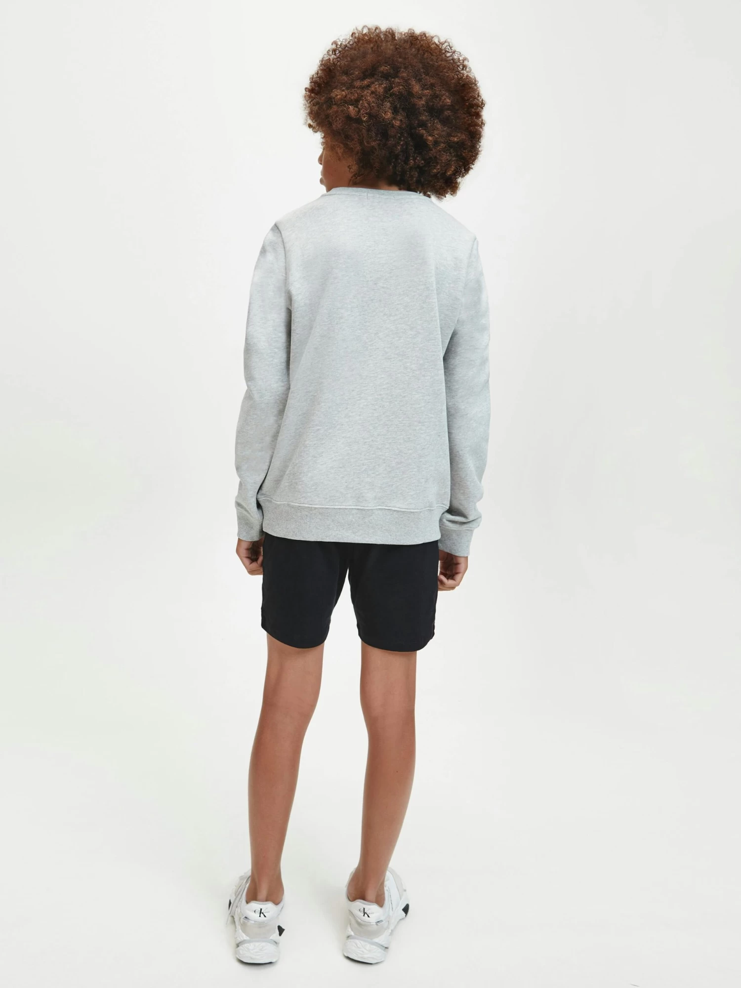 Calvin Klein Kids Unisex 4-7 Organic Cotton Logo Sweatshirt - Image 5