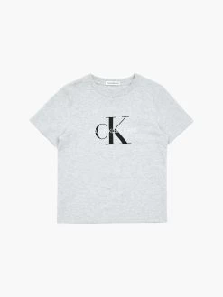 Calvin Klein Kids Unisex 8-16 Organic Cotton Logo T-Shirt