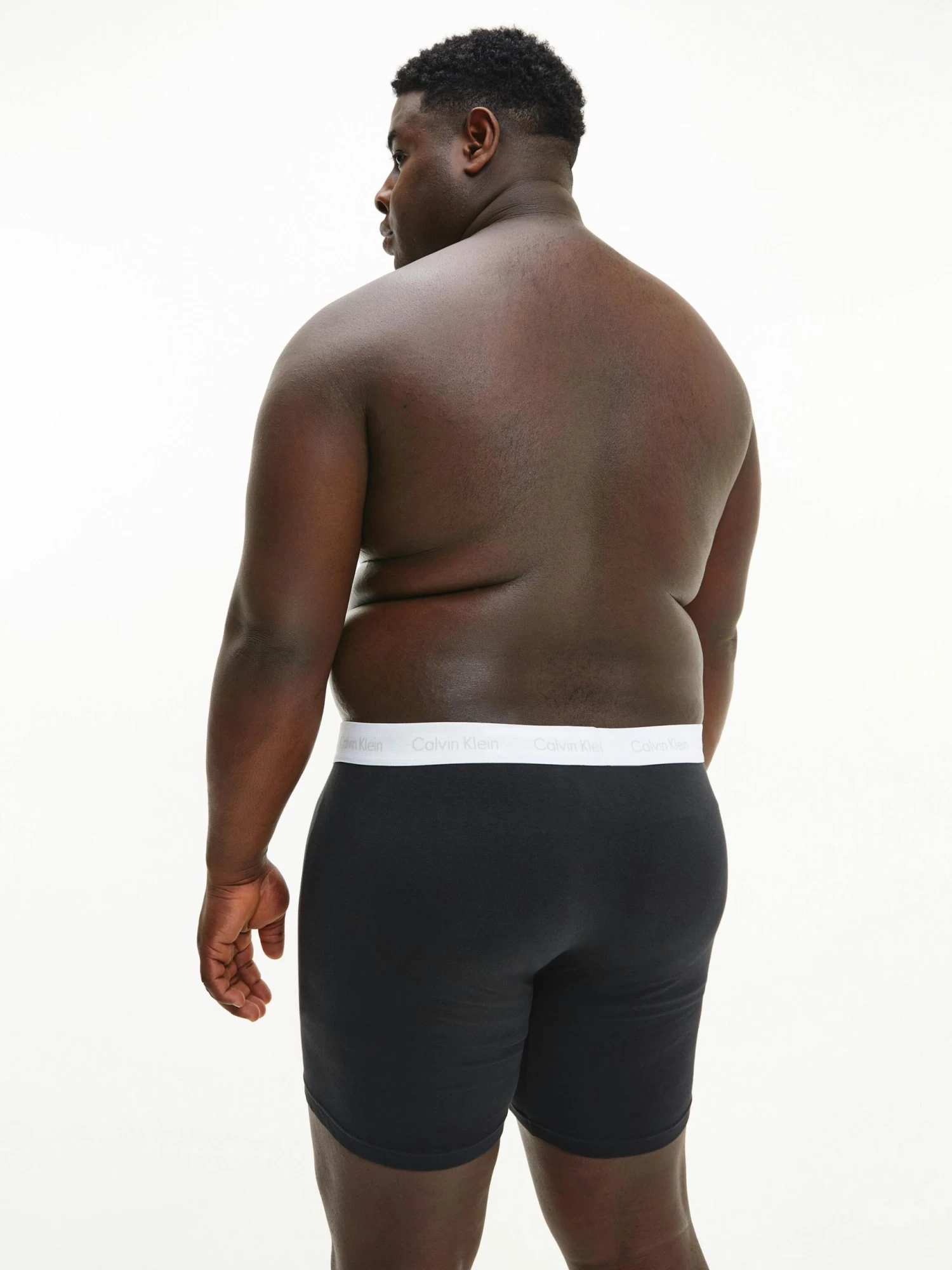 Calvin Klein Cotton Stretch Plus Size 3 Pack Boxer Briefs - Image 3