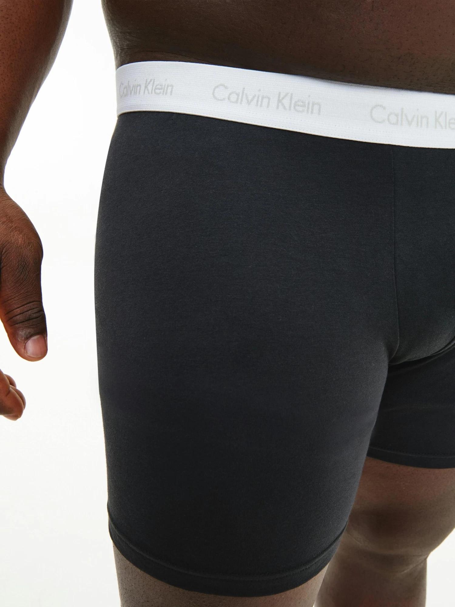 Calvin Klein Cotton Stretch Plus Size 3 Pack Boxer Briefs - Image 4