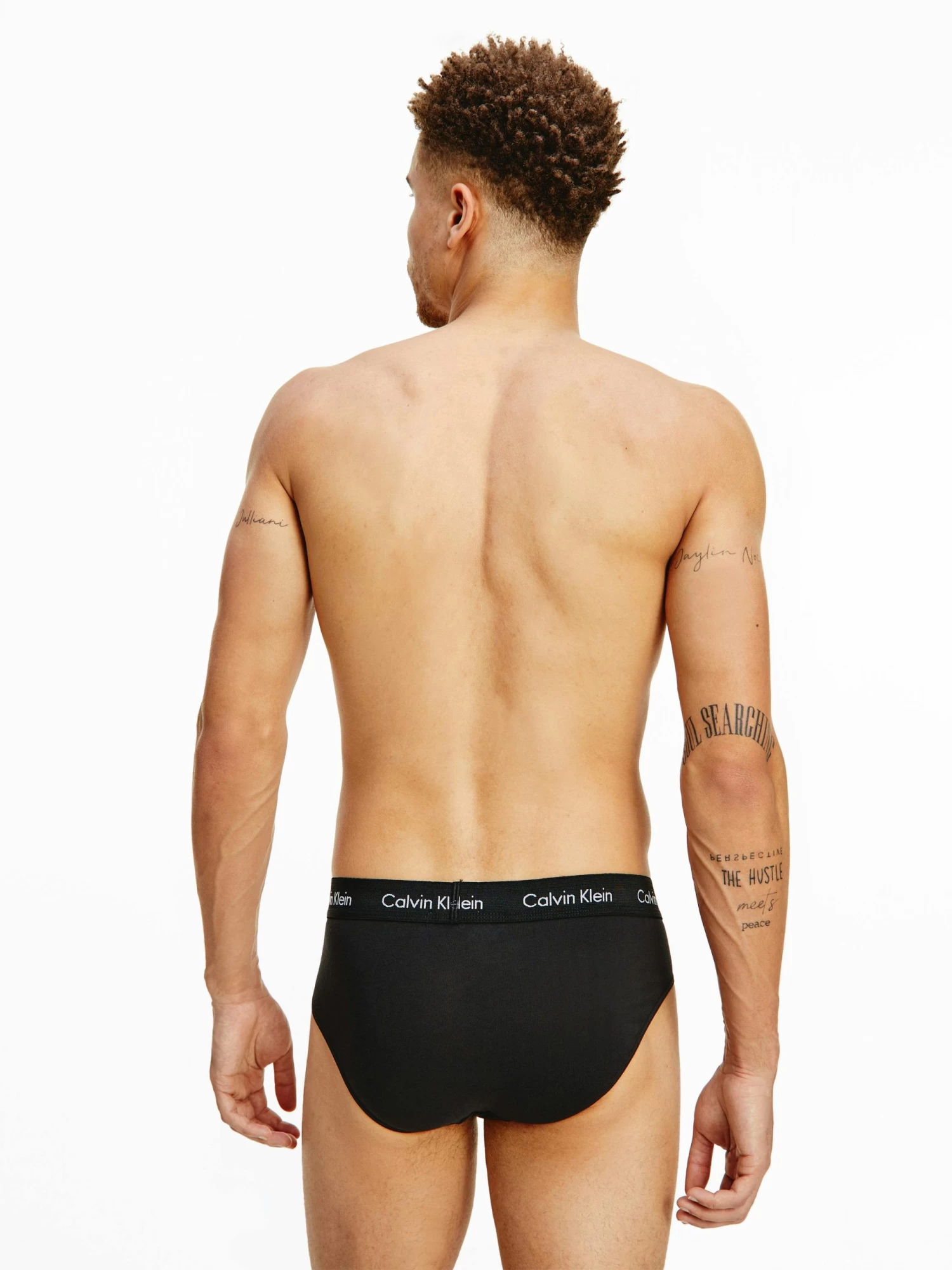 Calvin Klein Cotton Stretch 3 Pack Hip Briefs - Image 3