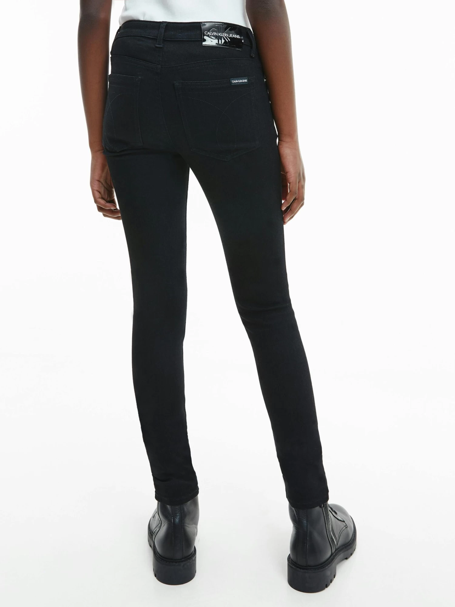 Calvin Klein Girls 8-16 Mid Rise Skinny Jeans - Image 3