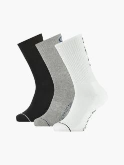 Calvin Klein 3 Pack Logo Crew Socks