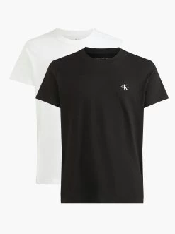 Calvin Klein 2 Pack Monogram Logo T-Shirts