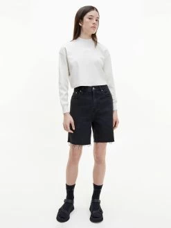 Calvin Klein Denim Bermuda Mom Shorts