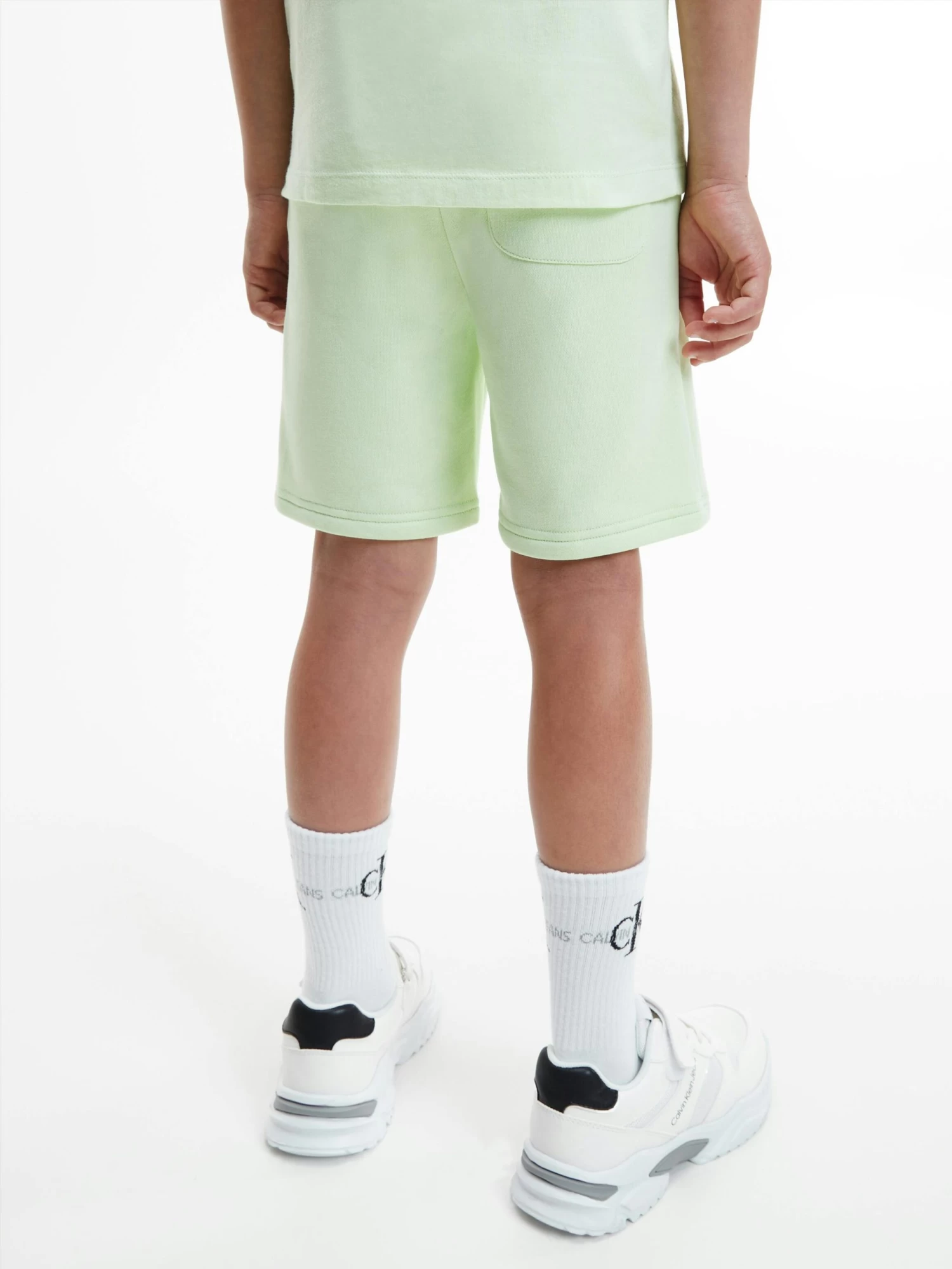 Calvin Klein Boys 4-7 Slim Jogger Shorts - Image 5