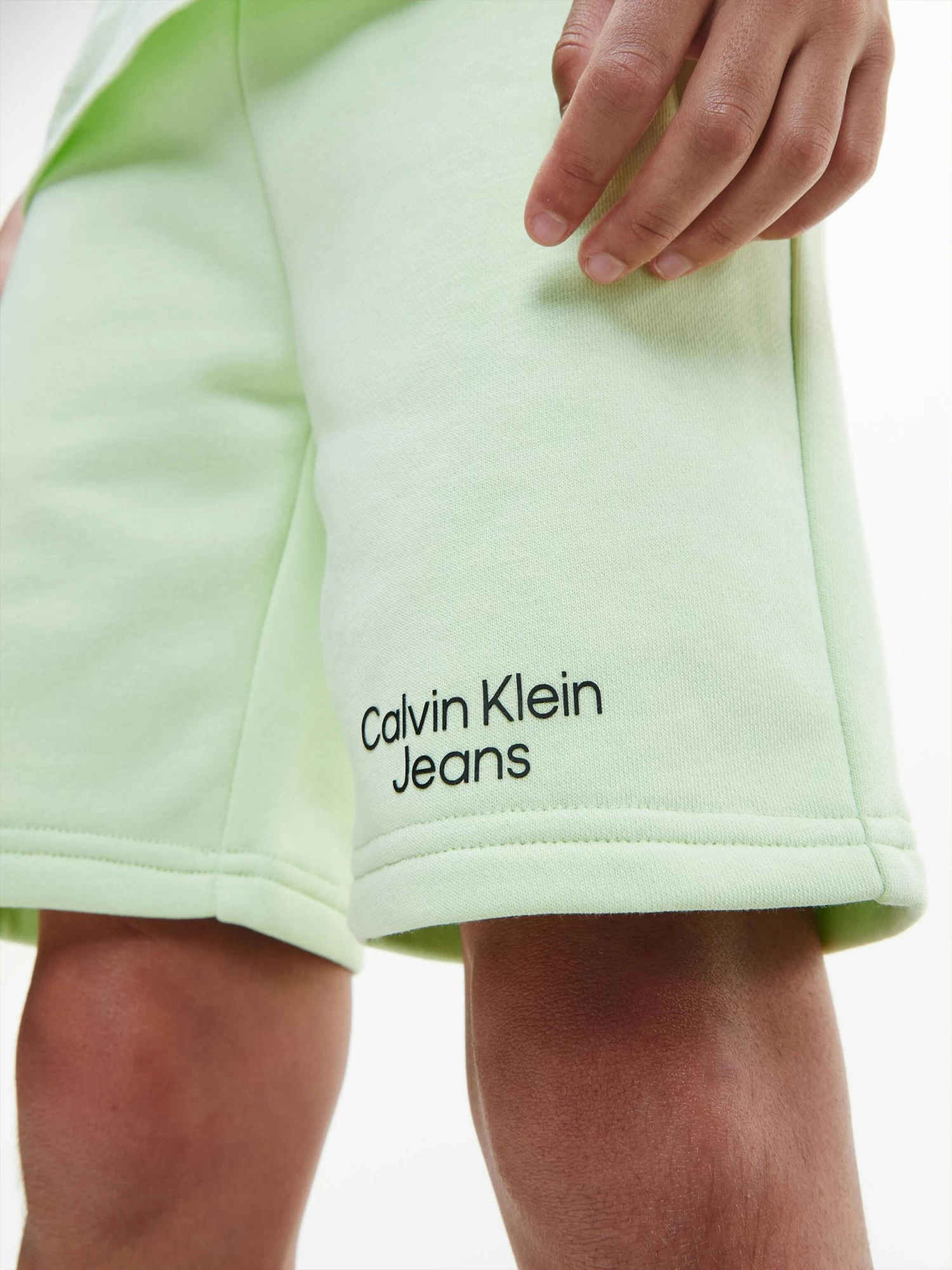 Calvin Klein Boys 4-7 Slim Jogger Shorts - Image 7