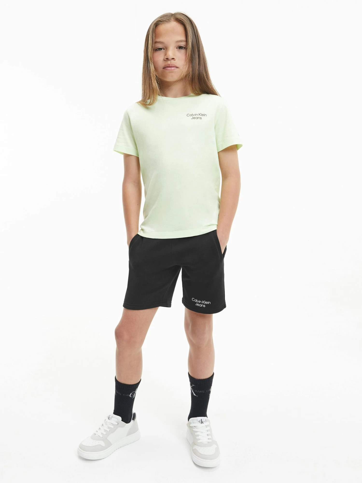 Calvin Klein Boys 8-16 Slim Jogger Shorts - Image 7