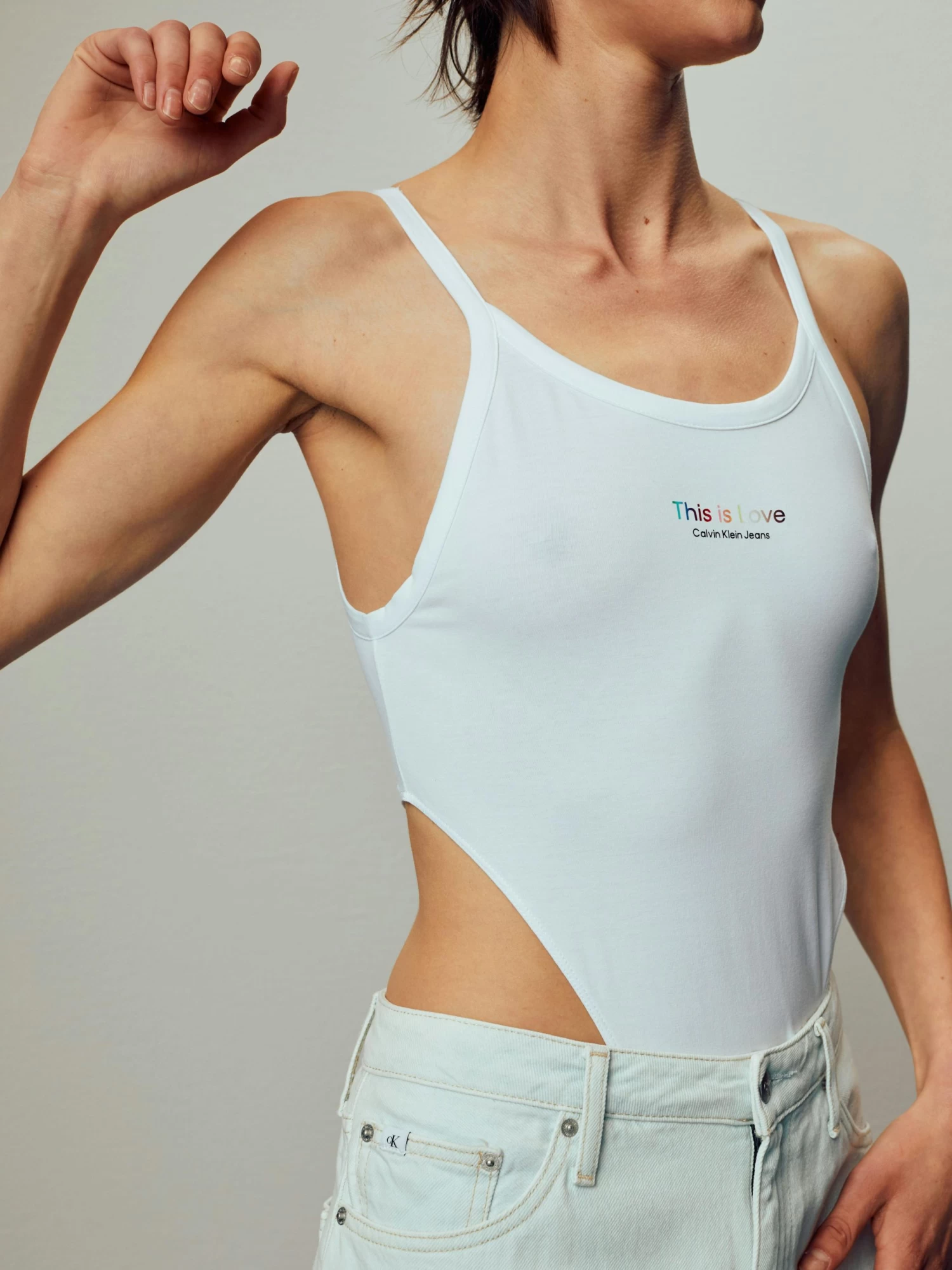 Calvin Klein Pride High Leg Bodysuit - Image 5