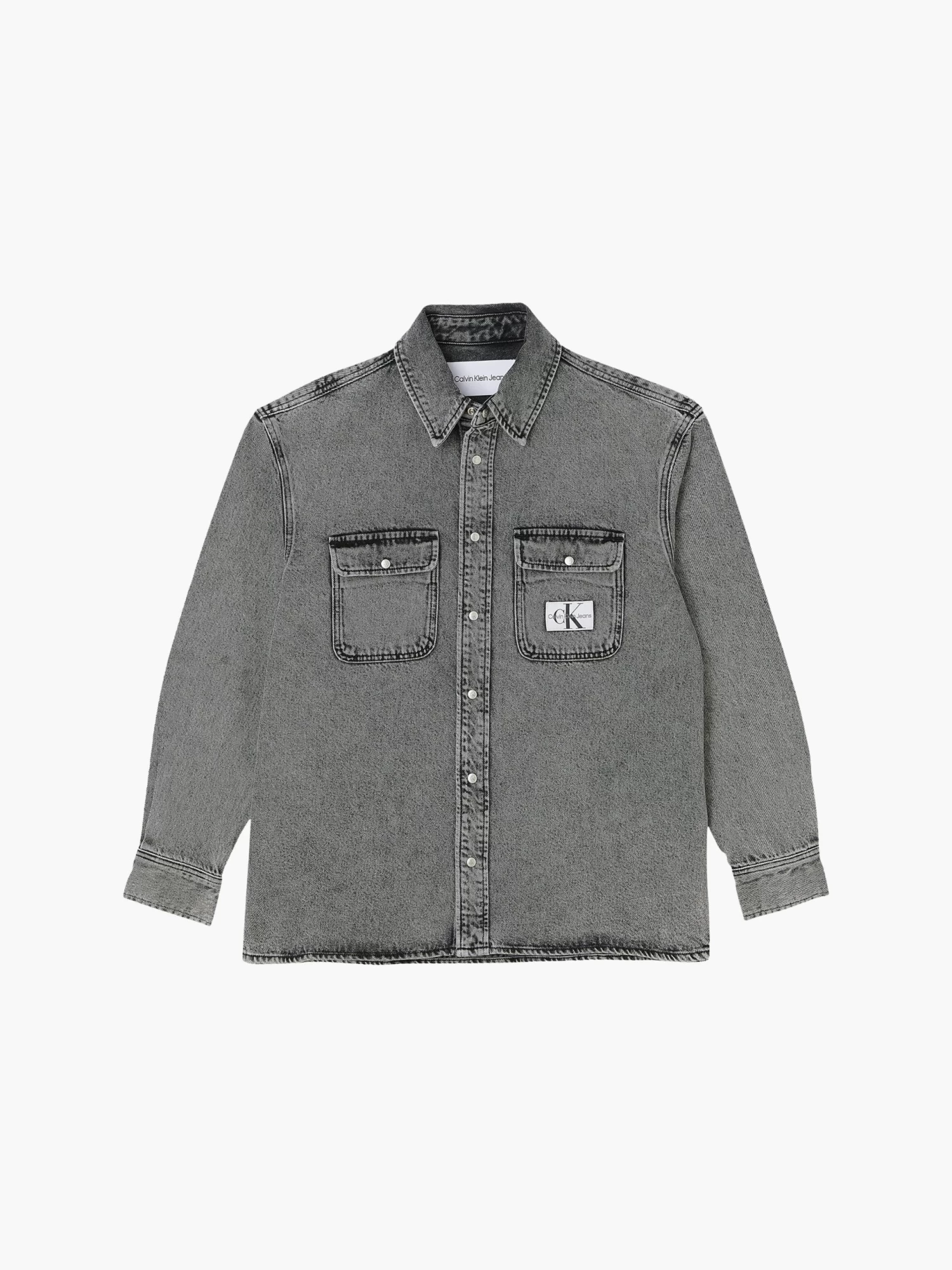 Calvin Klein Oversized Denim Shirt - Image 6