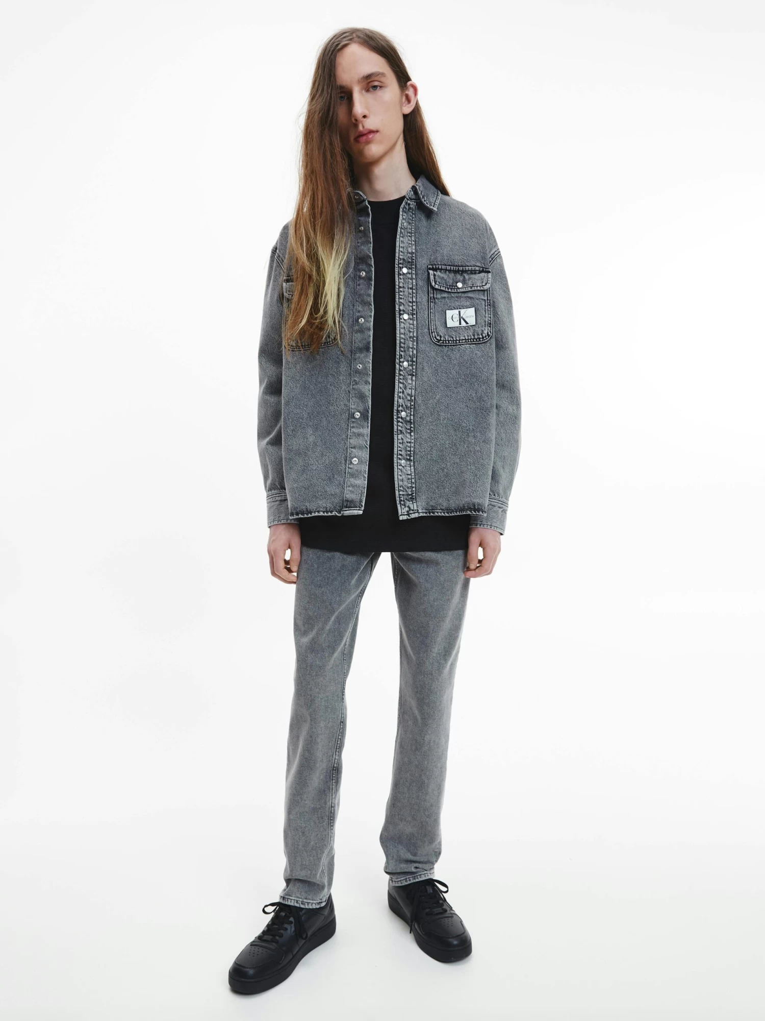 Calvin Klein Oversized Denim Shirt - Image 4