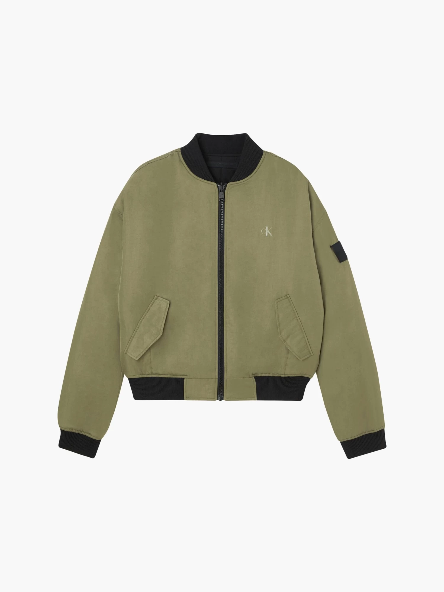 Calvin Klein Relaxed Reversible Bomber Jacket - Image 5