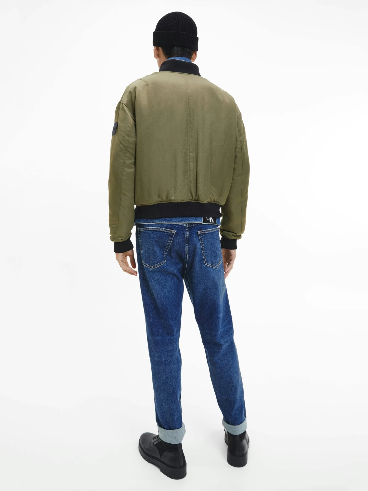 Calvin Klein Relaxed Reversible Bomber Jacket - Image 2