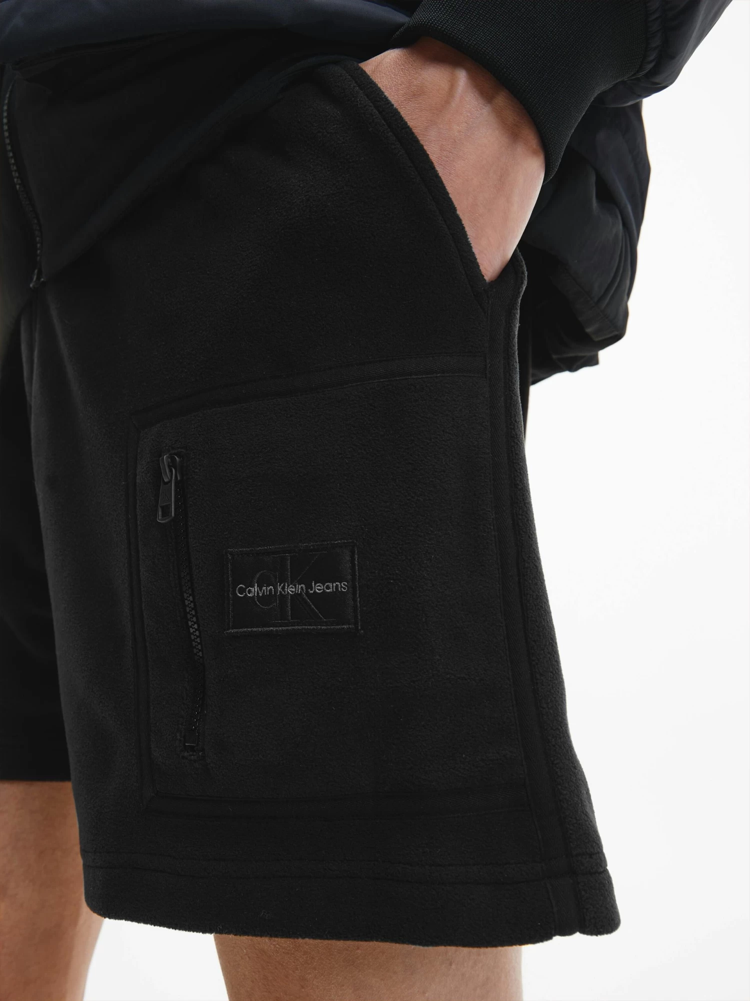 Calvin Klein Polar Fleece Jogger Shorts - Image 3