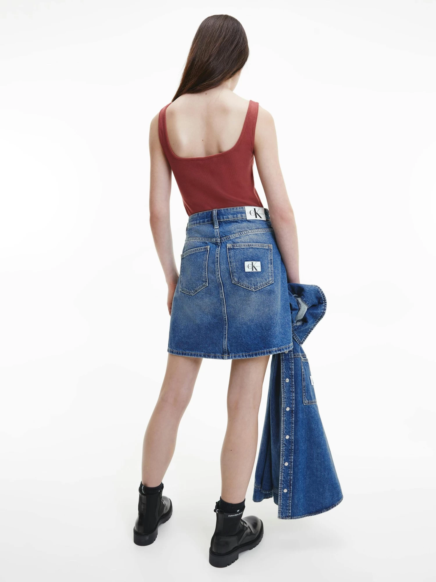 Calvin Klein Slim Ribbed Tank Top - Image 2