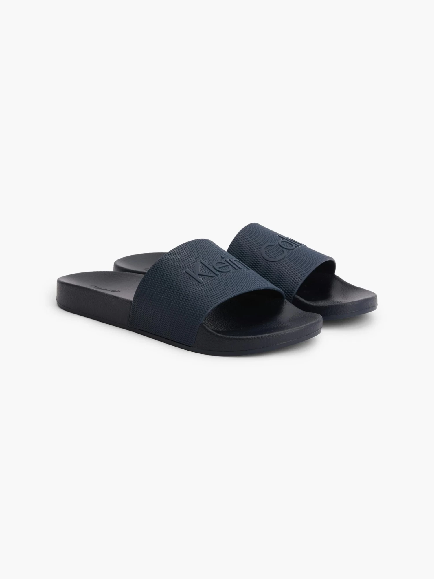 Calvin Klein Textured Logo Slides - Image 3