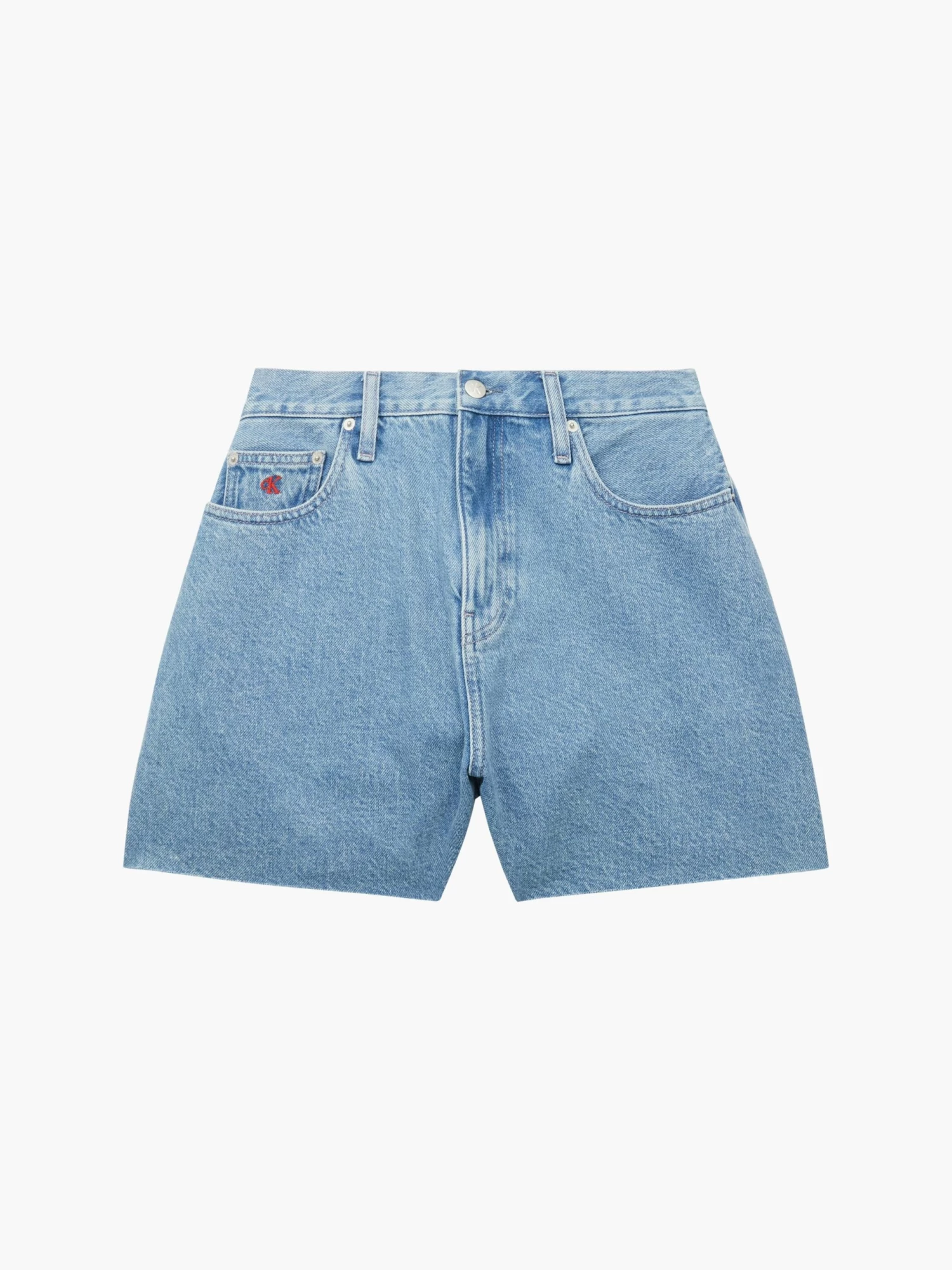 Calvin Klein CK One High Rise Relaxed Denim Shorts - Image 4
