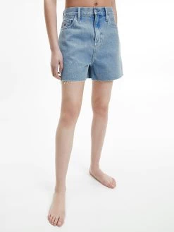 Calvin Klein CK One High Rise Relaxed Denim Shorts