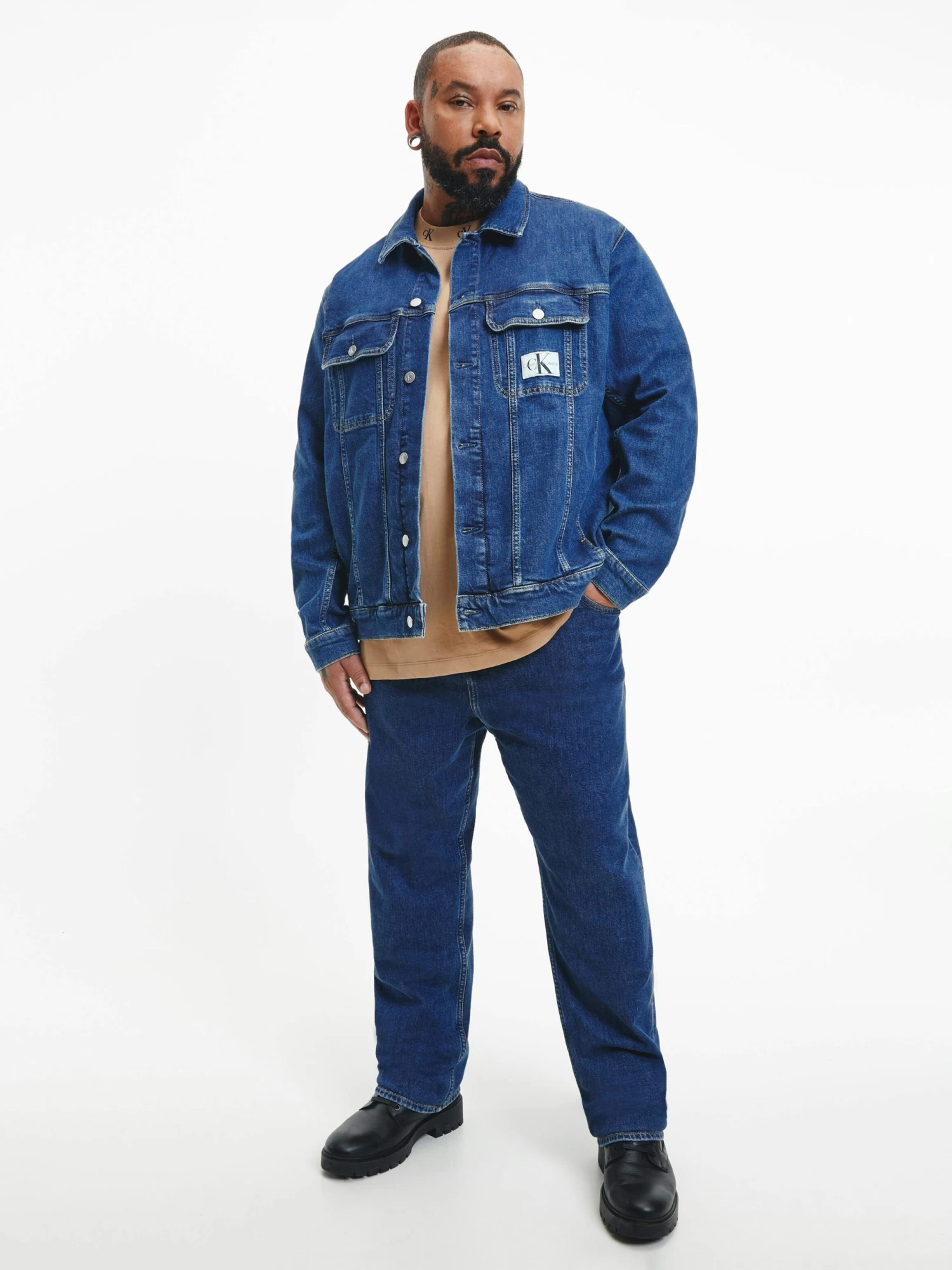 Calvin Klein Plus Size Denim Jacket - Image 4