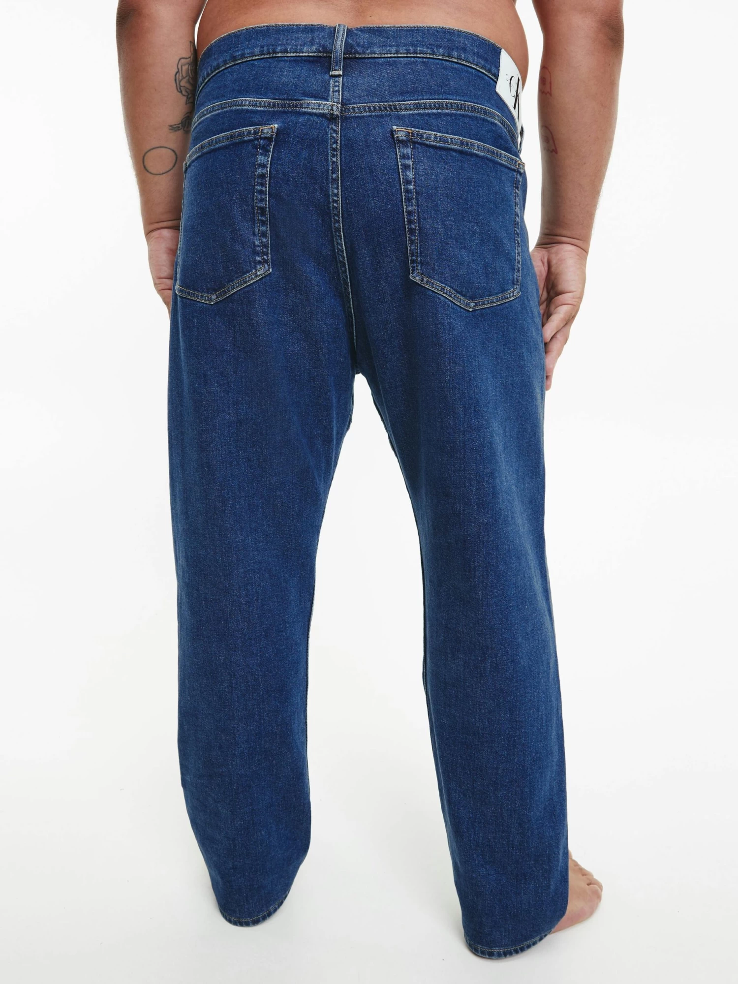 Calvin Klein Plus Size Tapered Jeans - Image 2