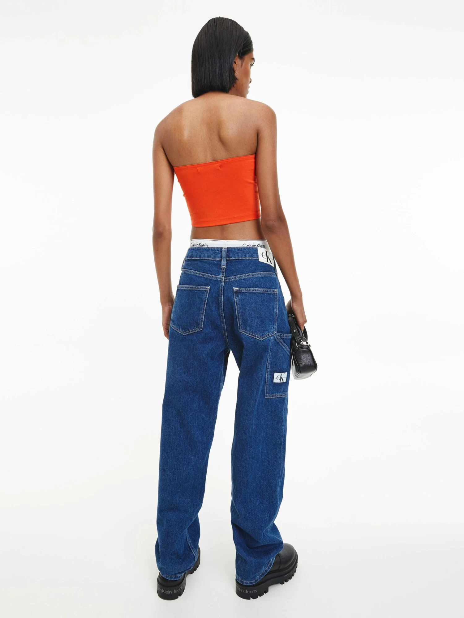 Calvin Klein Logo Bandeau Top - Image 2