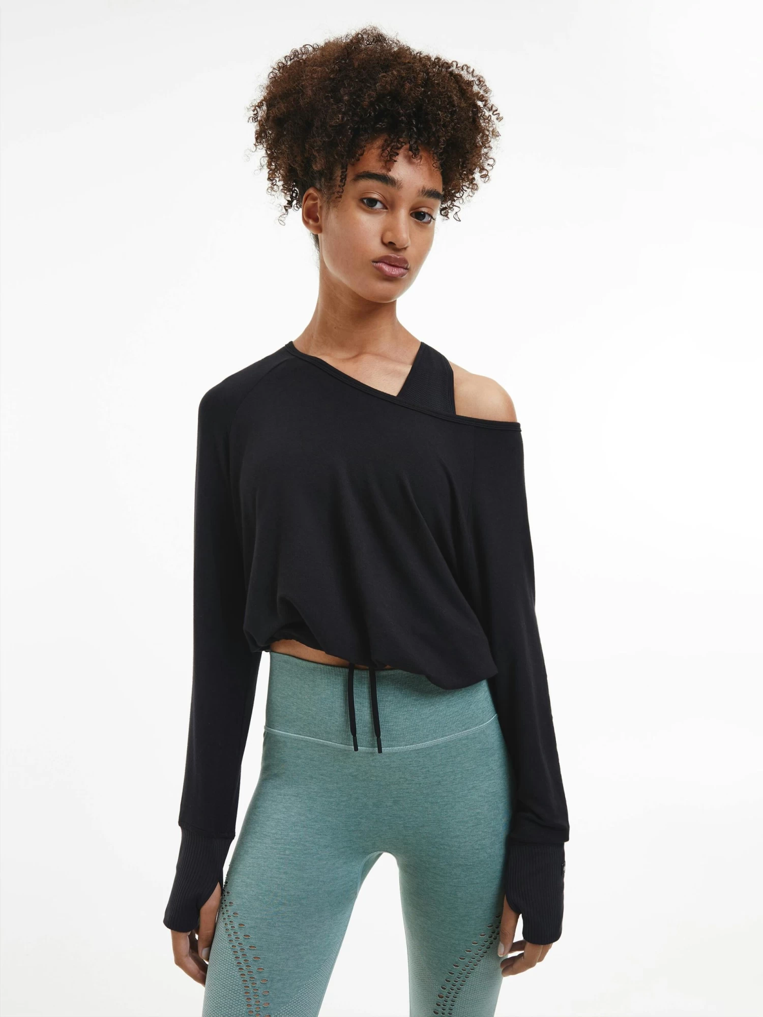 Calvin Klein Cowl Back Gym Top