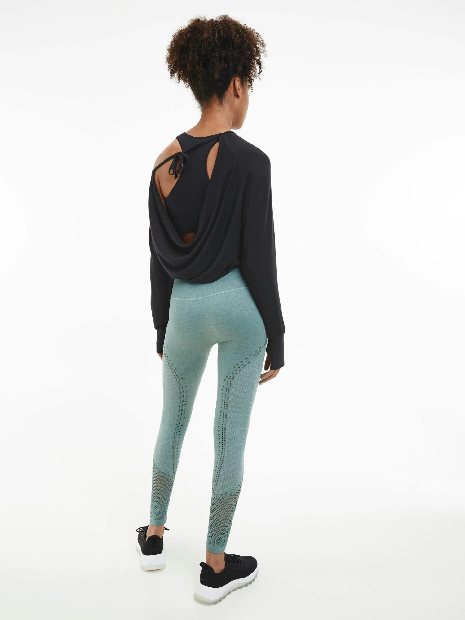 Calvin Klein Cowl Back Gym Top - Image 2