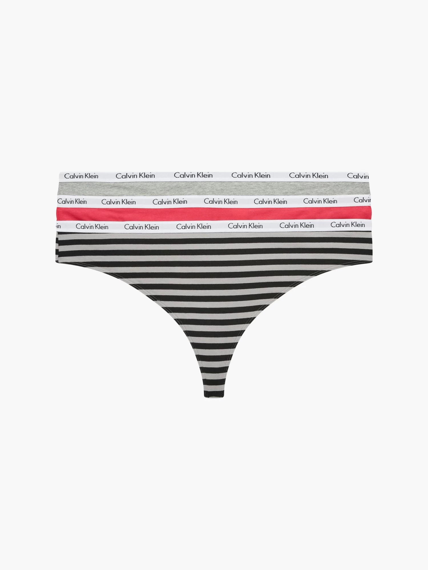 Calvin Klein Plus Size Carousel 3 Pack Thongs