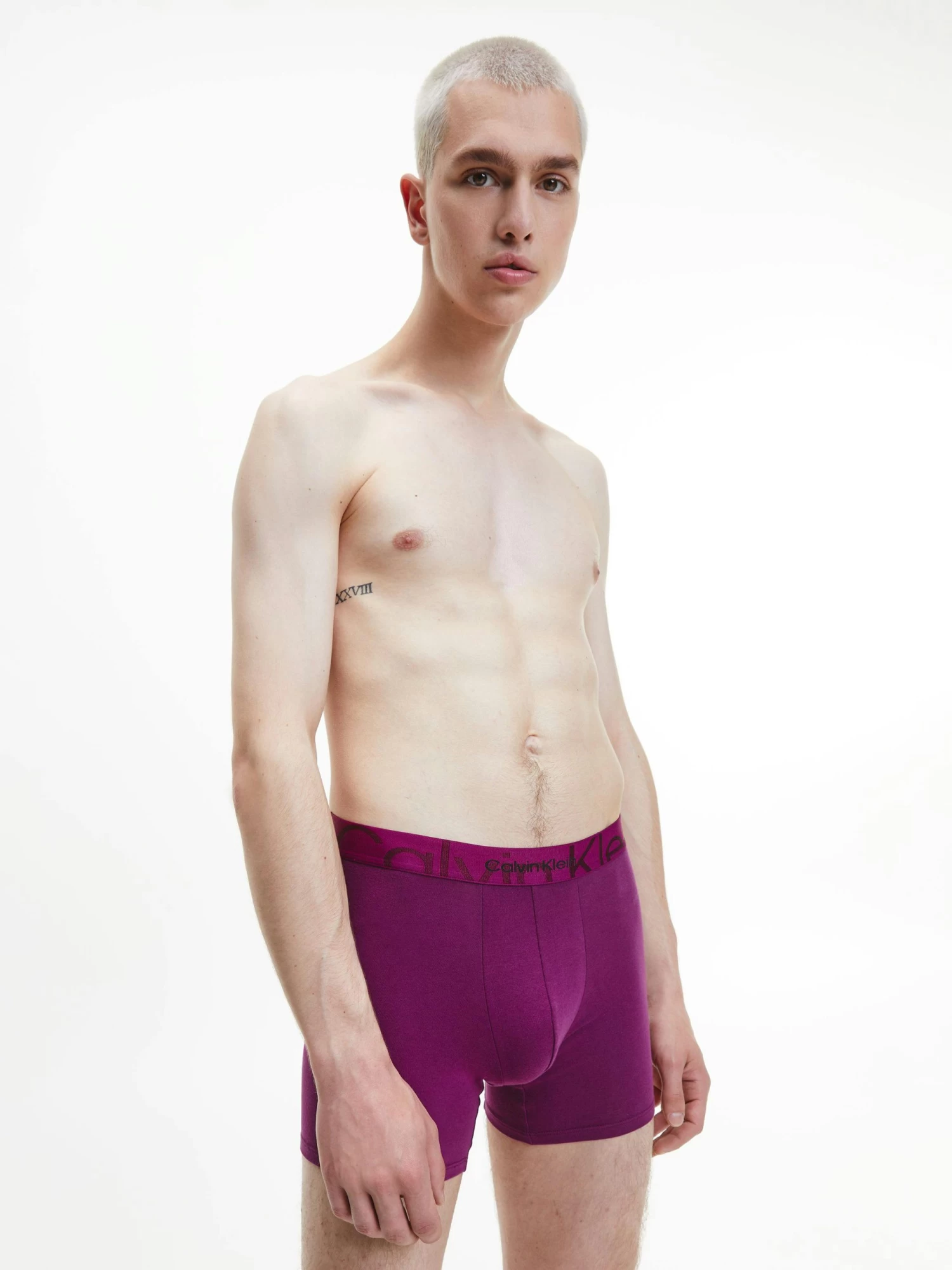 Calvin Klein Embossed Icon Cotton Trunk - Image 2