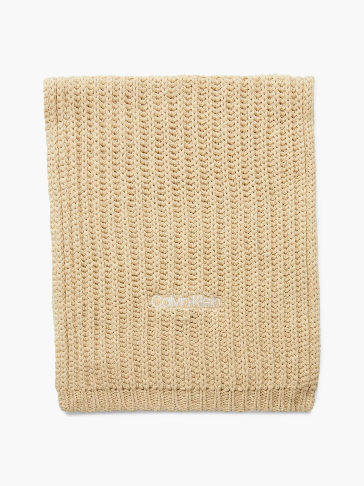 Calvin Klein Oversized Cotton Blend Scarf - Image 2