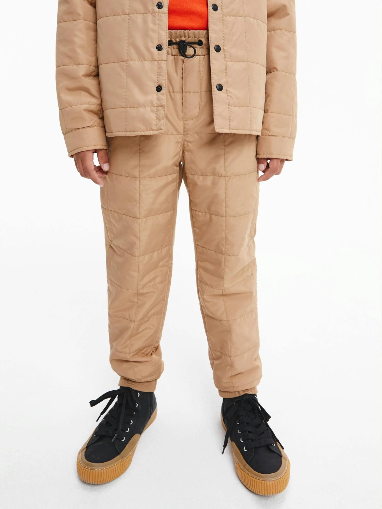 Calvin Klein Boys 4-7 Quilted Pants - Image 5