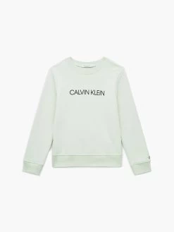 Calvin Klein Kids Unisex 8-16 Logo Sweatshirt