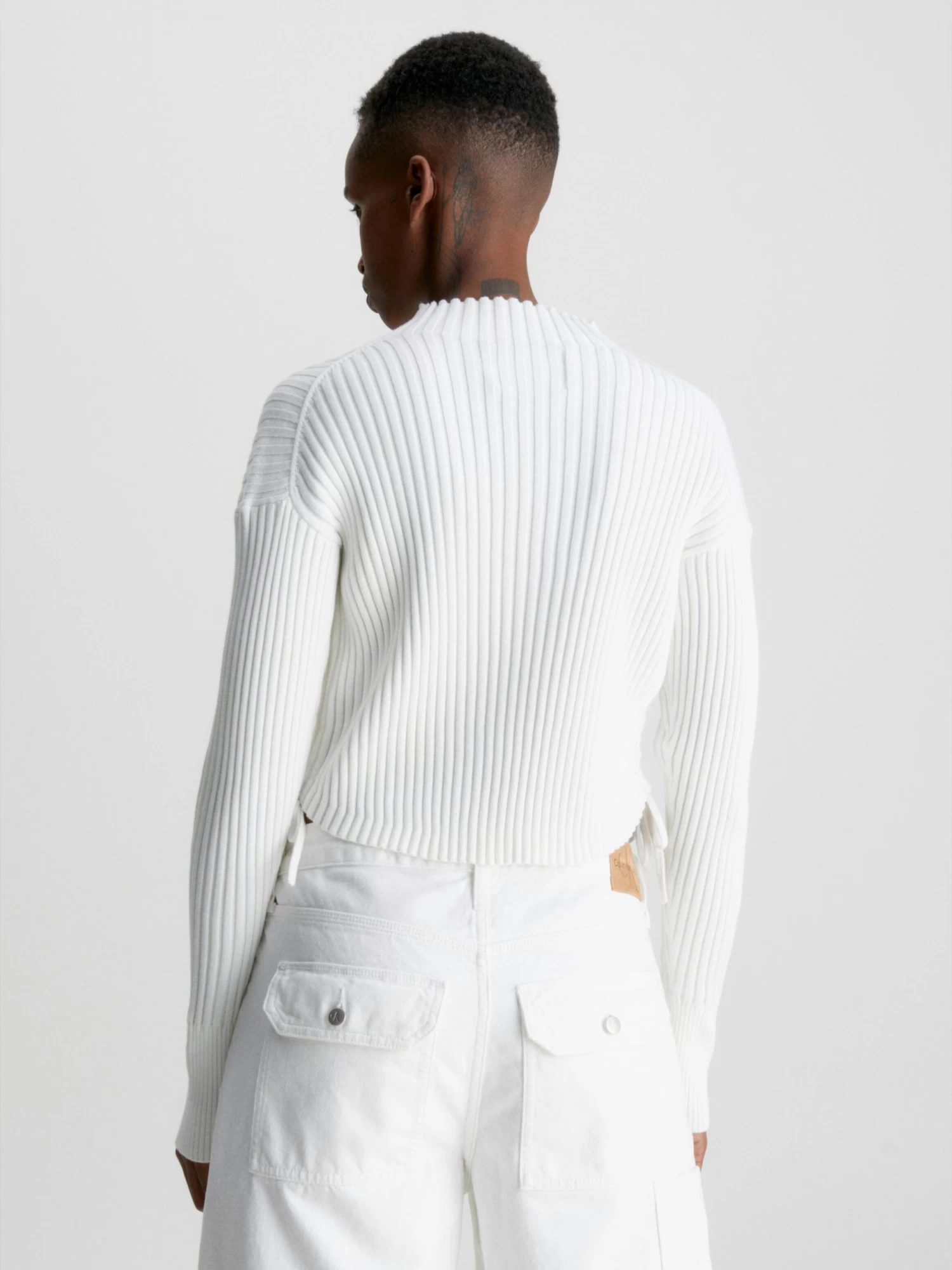 Calvin Klein Organic Cotton Drawstring Jumper - Image 2