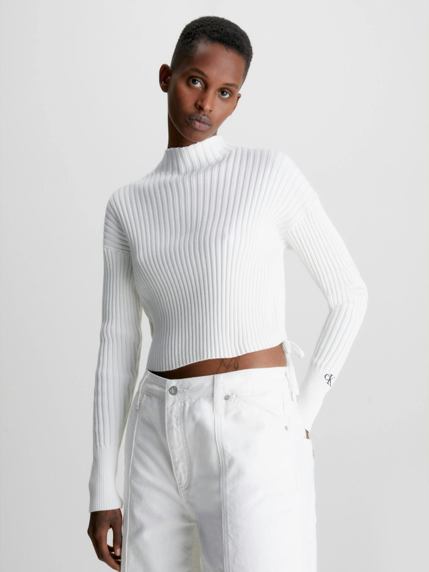 Calvin Klein Organic Cotton Drawstring Jumper