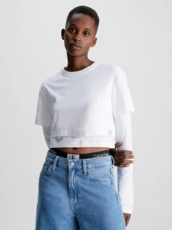 Calvin Klein Double Layer Long Sleeve T-shirt