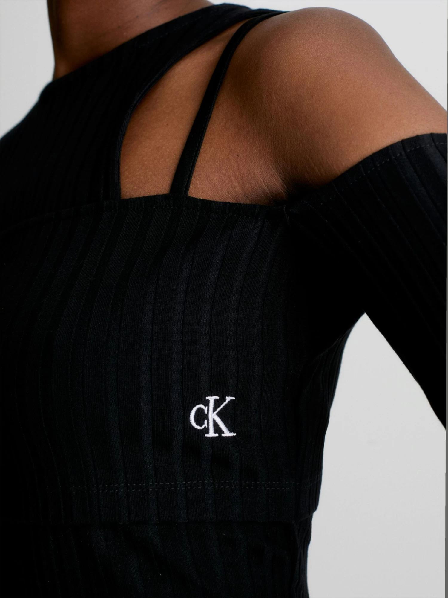 Calvin Klein Double Layer Cut Out Top - Image 3
