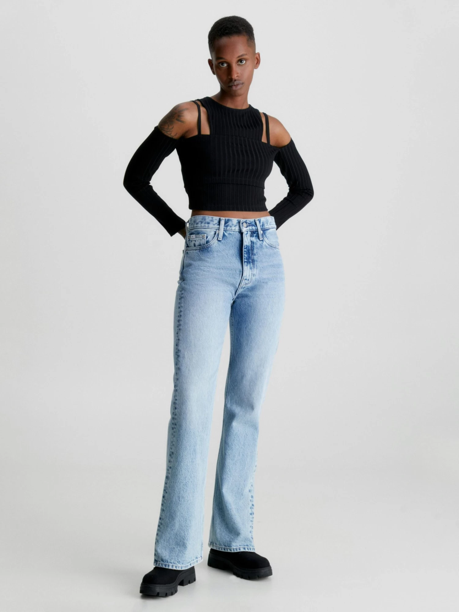 Calvin Klein Double Layer Cut Out Top - Image 4