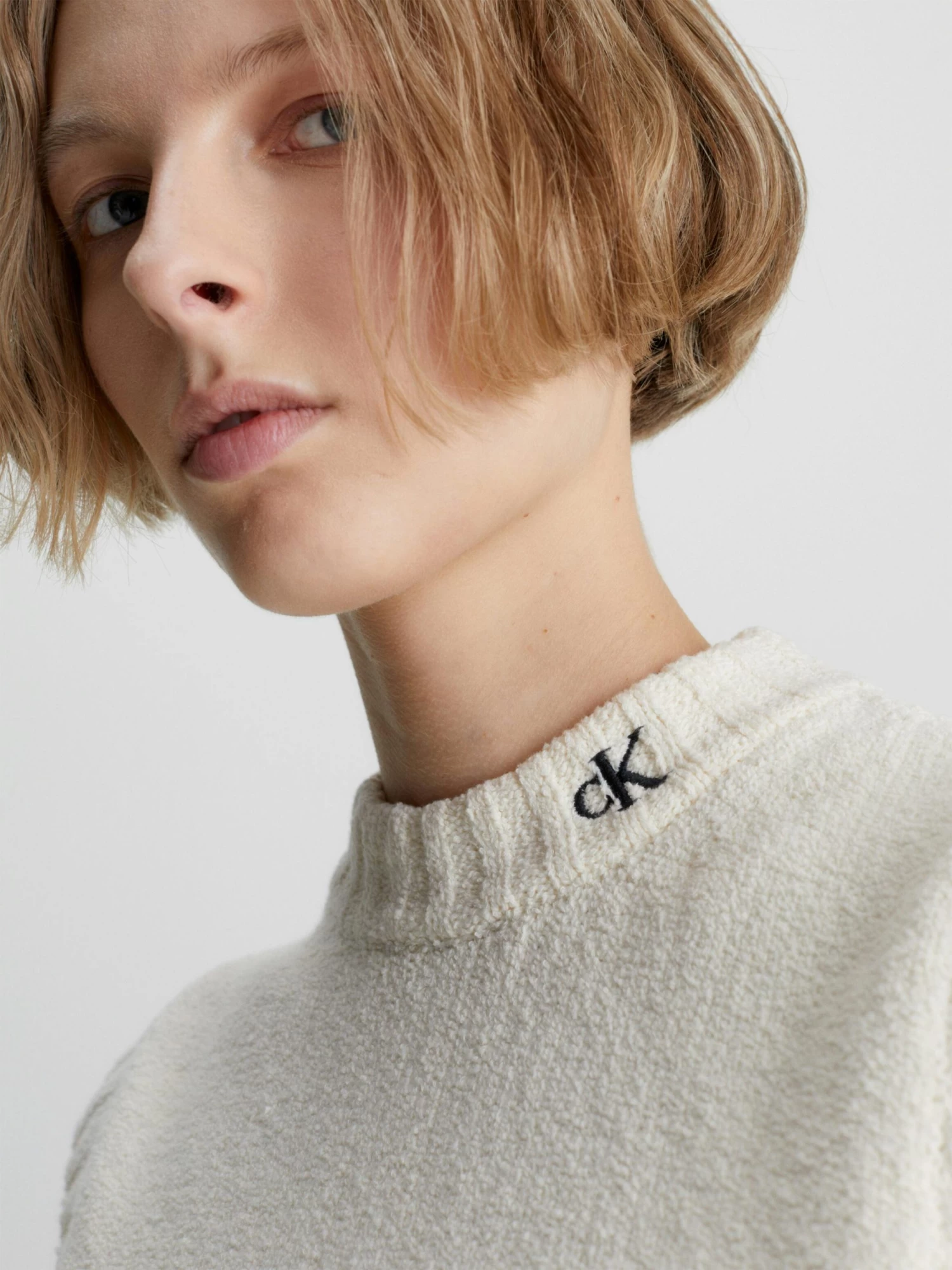 Calvin Klein Cotton Boucle Vest - Image 3