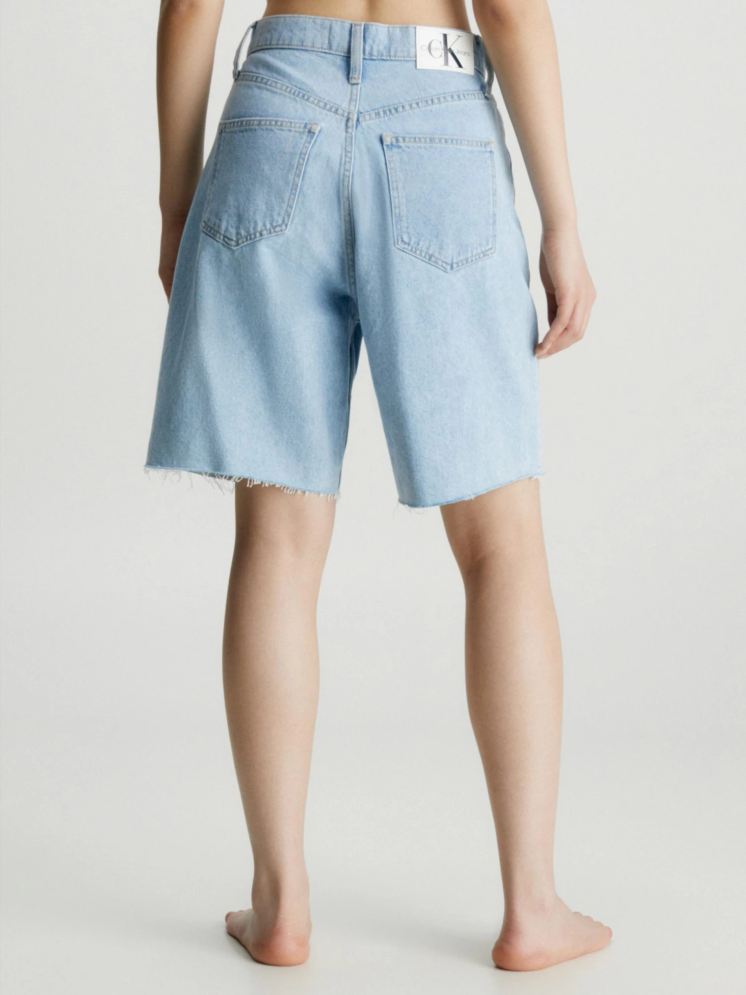Calvin Klein High Rise Relaxed Denim Shorts - Image 2
