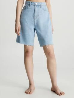 Calvin Klein High Rise Relaxed Denim Shorts