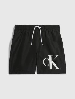 Calvin Klein Boys CK Monogram Swim Shorts