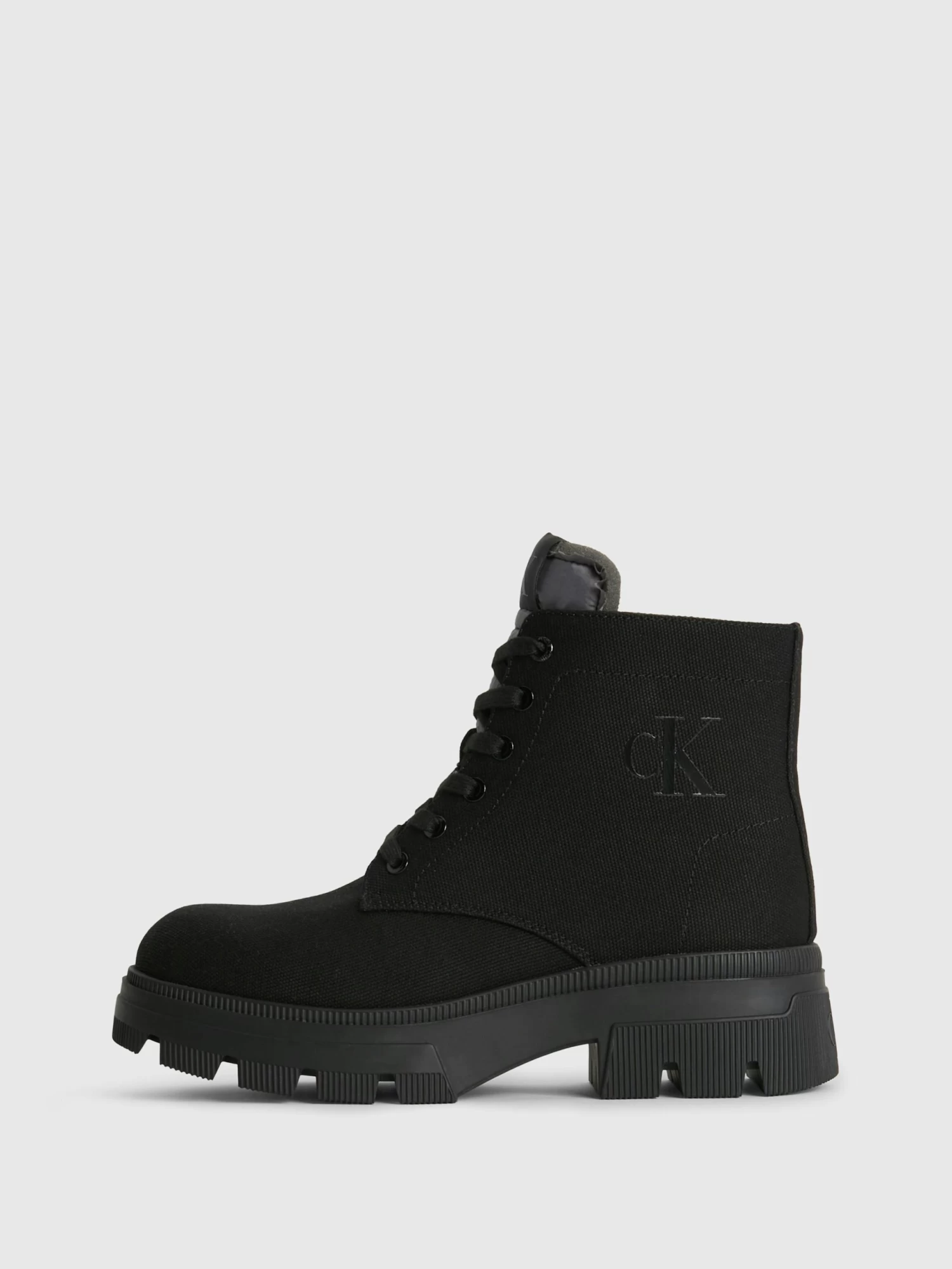 Calvin Klein Canvas Heeled Boots - Image 6