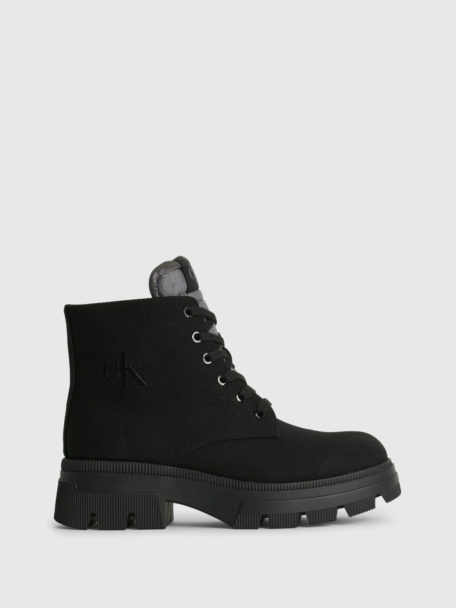 Calvin Klein Canvas Heeled Boots