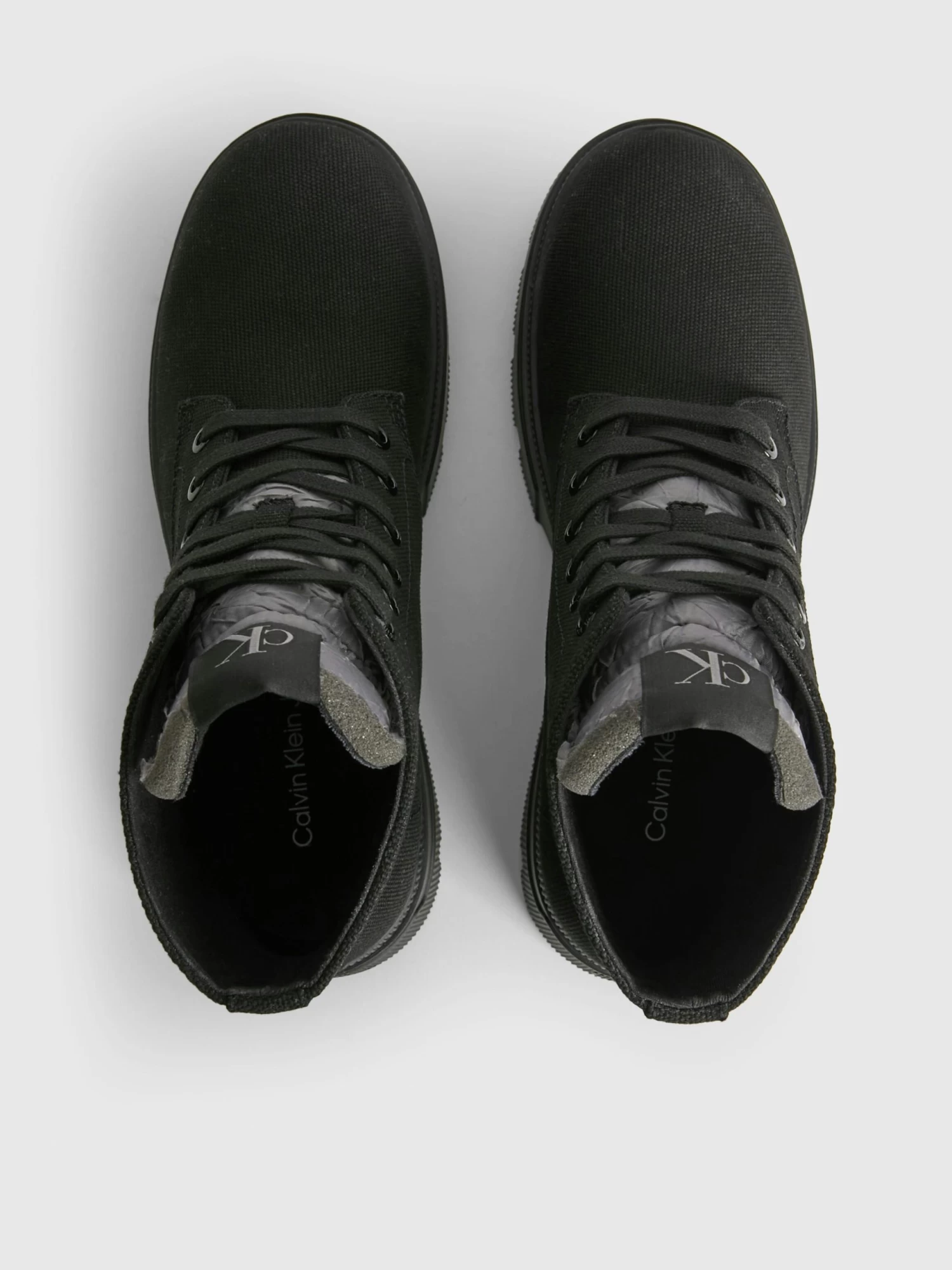 Calvin Klein Canvas Heeled Boots - Image 3