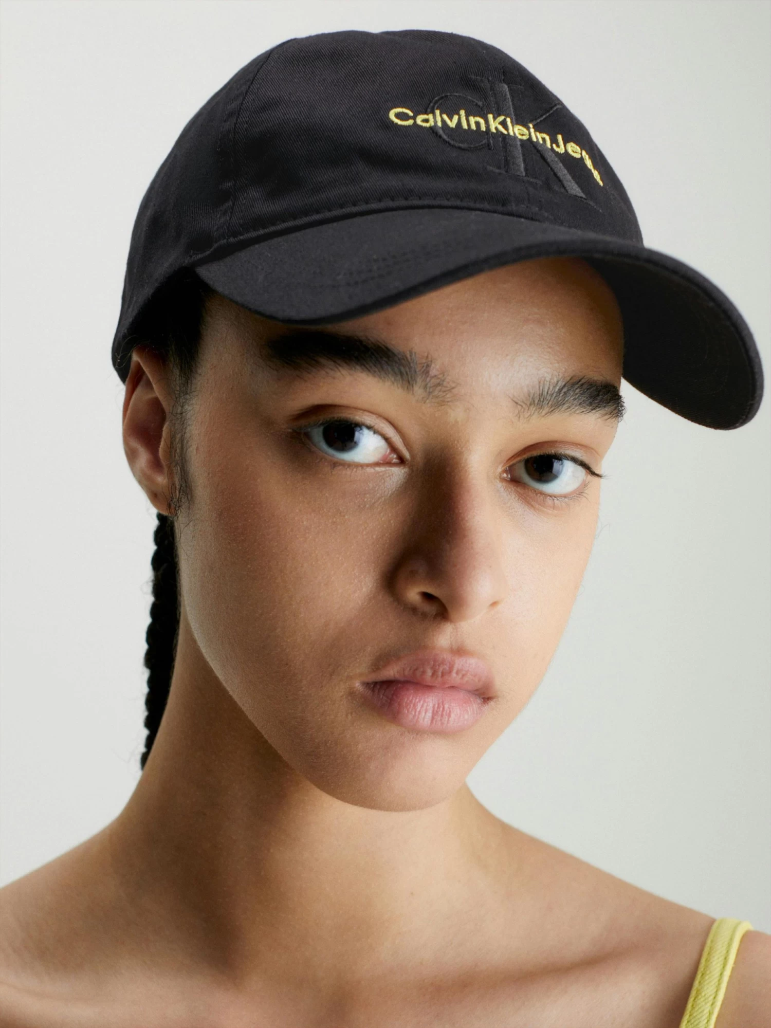 Calvin Klein Monogram Cotton Twill Cap