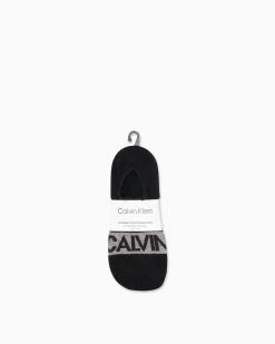 Calvin Klein 3 Pack Logo Flat Knit Liner Socks