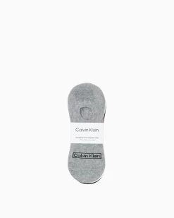 Calvin Klein 3 Pack Reimagined Heritage Flat Knit Liner Socks