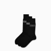 Calvin Klein 3 Pack Bamboo Blend Logo Crew Socks